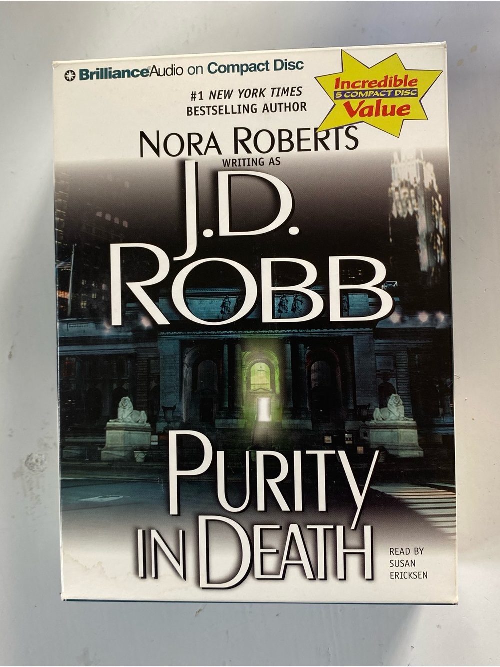 Purity in Death by J. D. Robb (2002, Compact Disc Set)